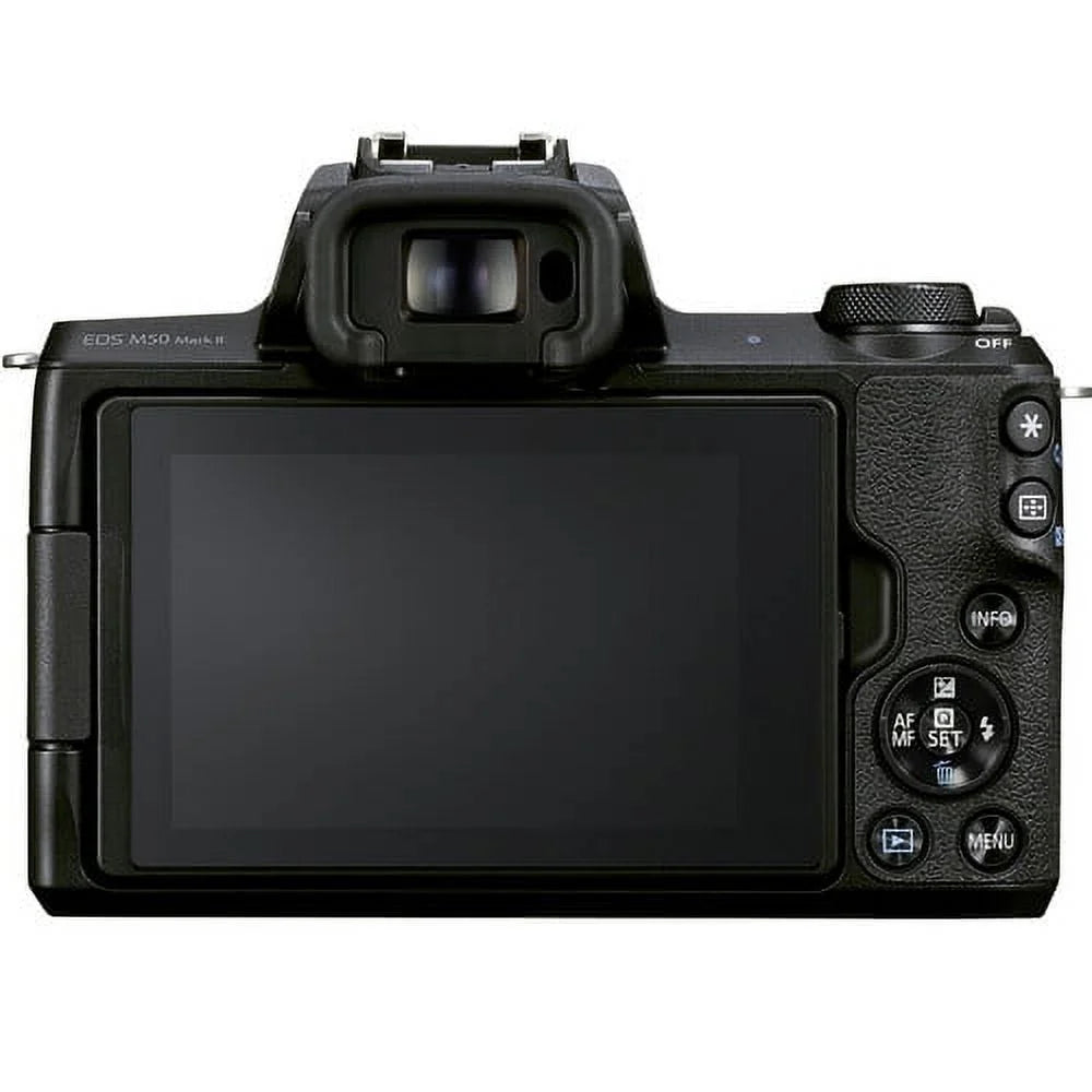 Mirrorless Camera with 15-45mm and 55-200mm Lenses (Black) Y757