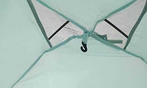 Bright Blue Privacy Tent on Bed E993