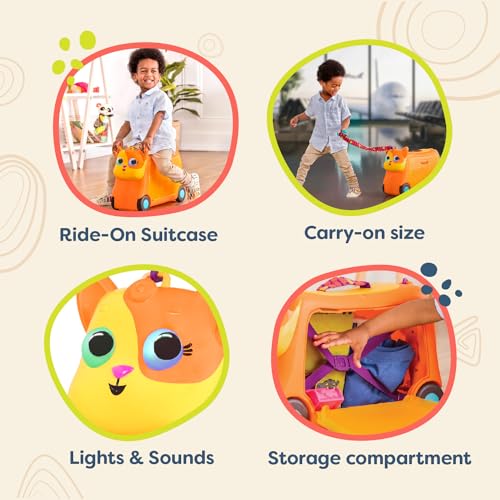 Ride-On Cat Suitcase Kids Luggage L910038