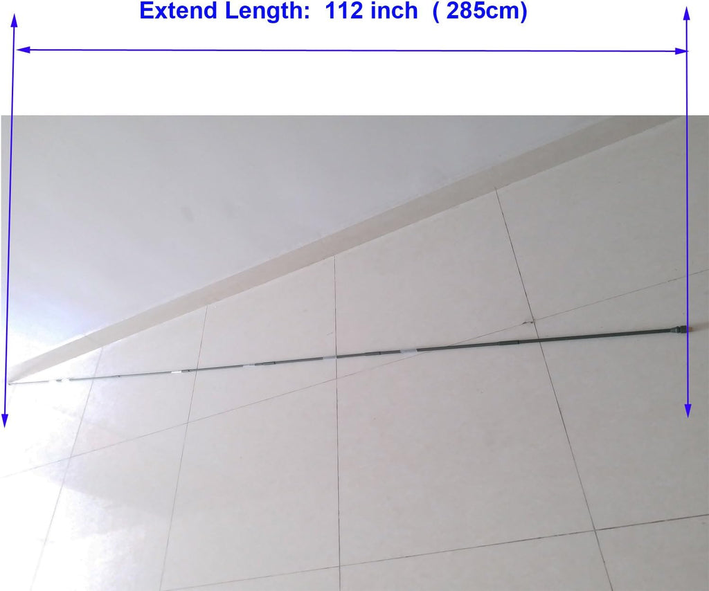 Collapsible 7 Element Whip Antenna 285 CM Length D7991