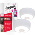 Motion Activated LED Ceiling Light, 2 Pack, Battery Operated, 100 Lumens, Wireless R528