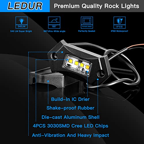 White 16PODS Rock Lights W16845