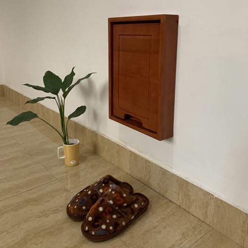 Wall Fold Up Chair Solid Wood Stool 6.8cm Thick 40x40cm T29793