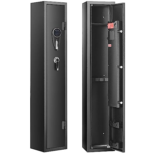 6-8 Rifles Gun Safe with Fingerprint & Digital Keypad Lock X153390