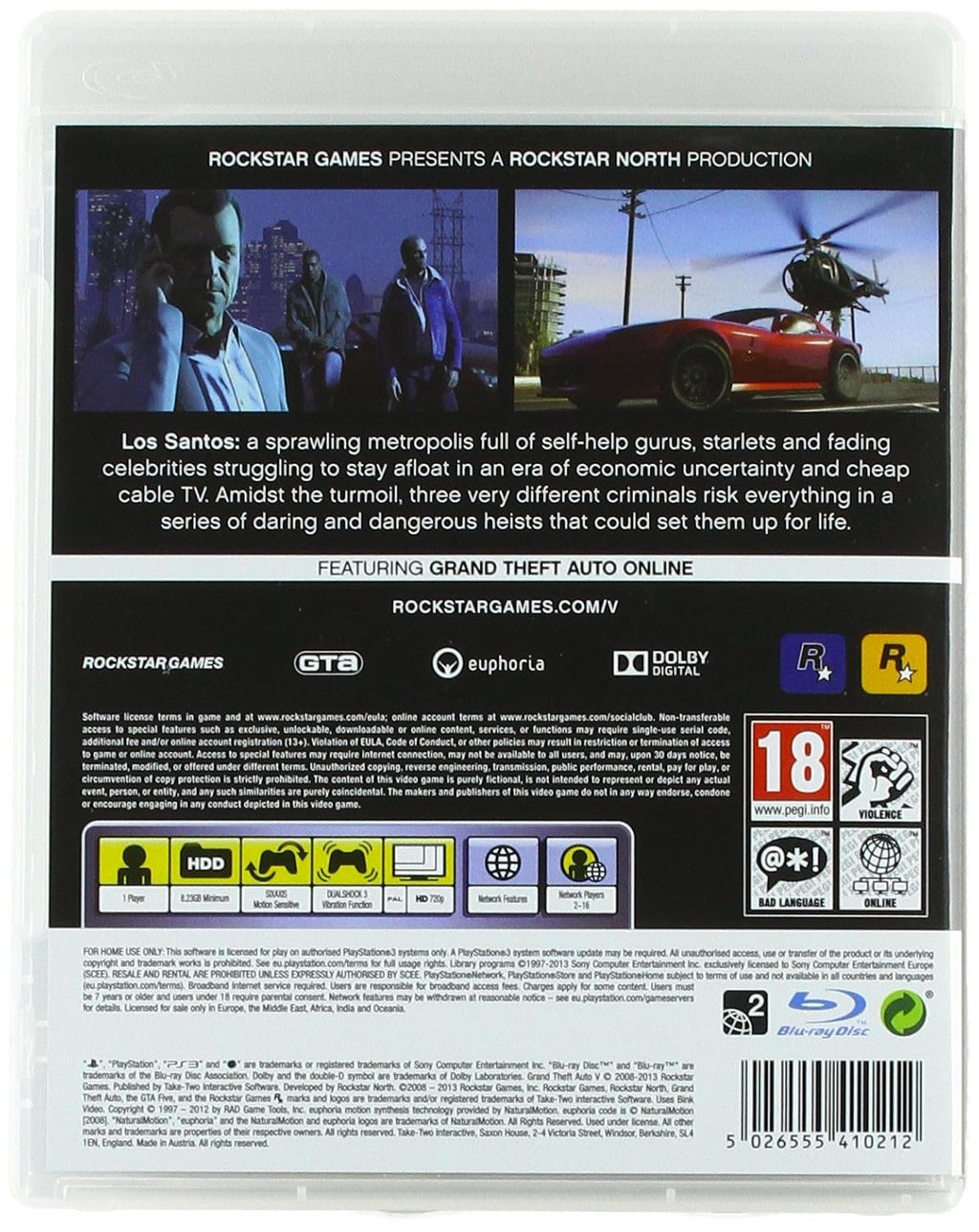 Grand Theft Auto 5 (PS3) K850660