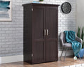 Craft or Office Armoire in Dakota Oak K425