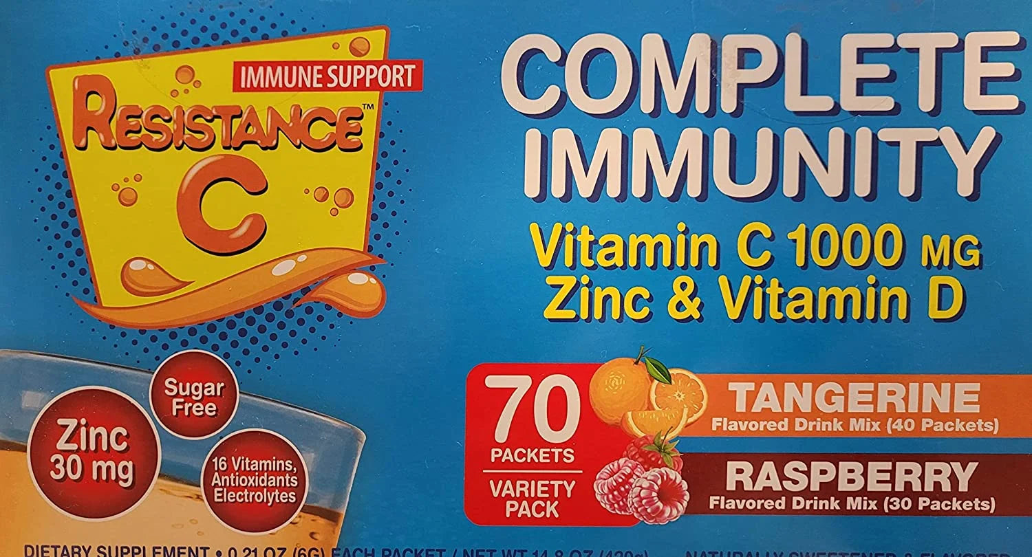 Immune Support C Complete Immunity, Tangerine/Raspberry (70 Count) F380