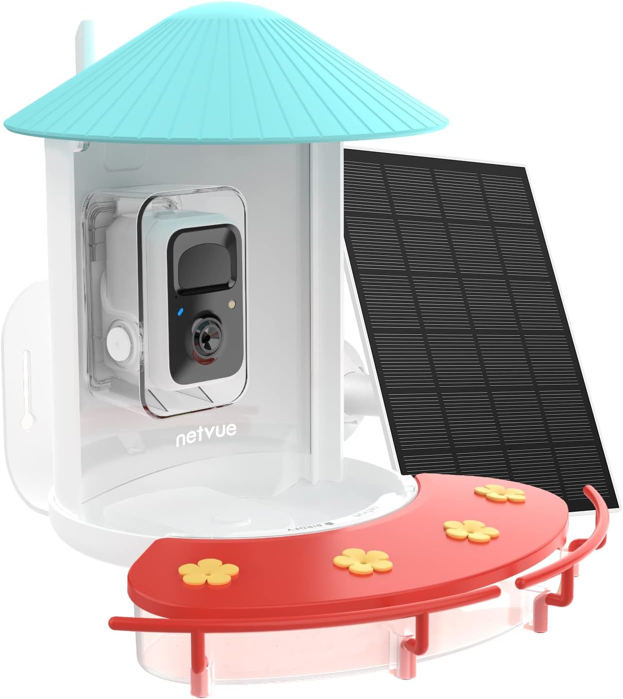 Birdfy Solar Camera with Humming Bird Feeder Extension Perch H286859