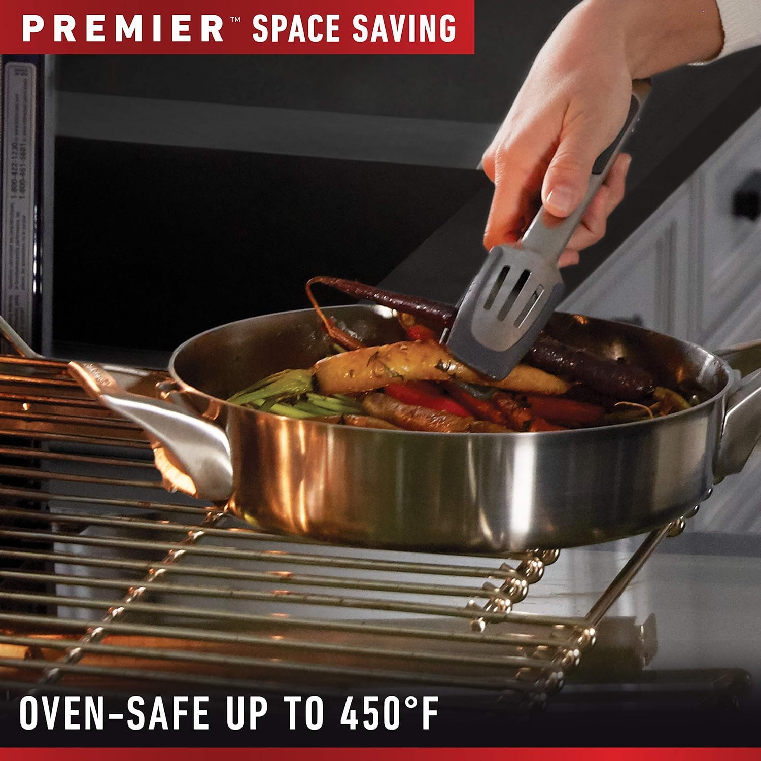 10-Piece Stainless Steel Cookware Set F34483