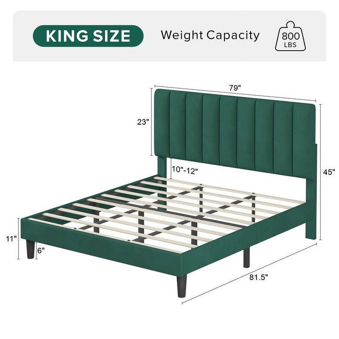 Green Platform Bed Frame T69123