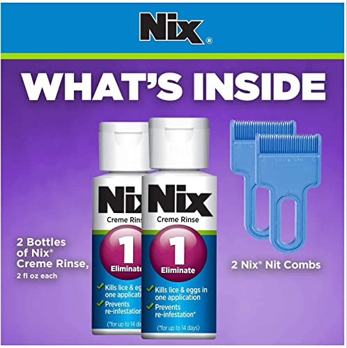 4 Fl Oz Crème Rinse and 2 Nit Combs V32449
