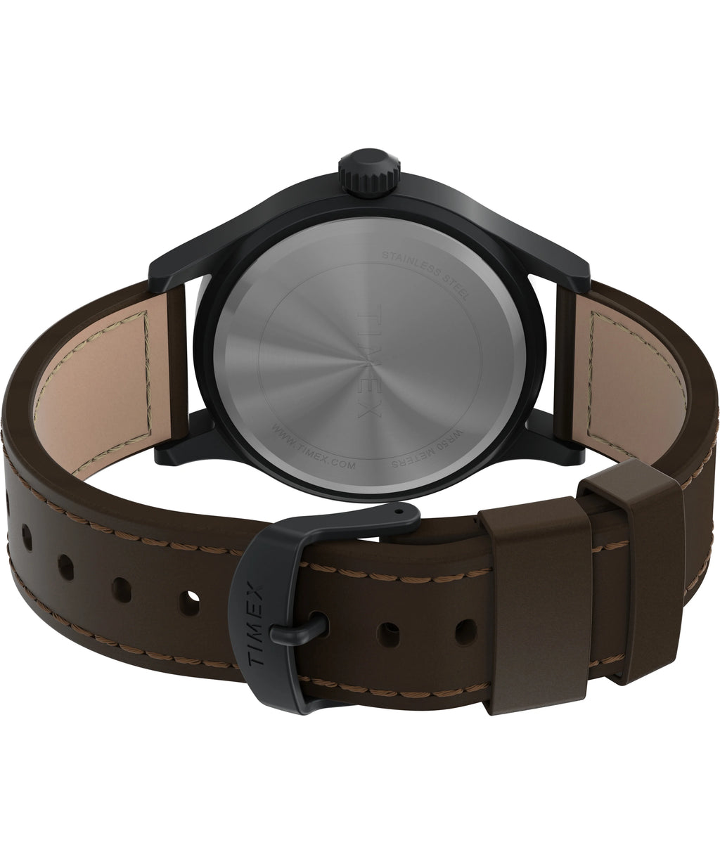 Men's Expedition Brown Strap Watch V8104