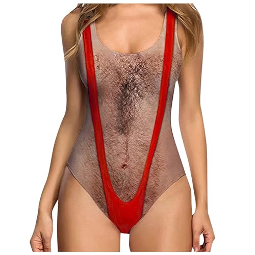 3D Print High Cut One Piece Swimwear I9583