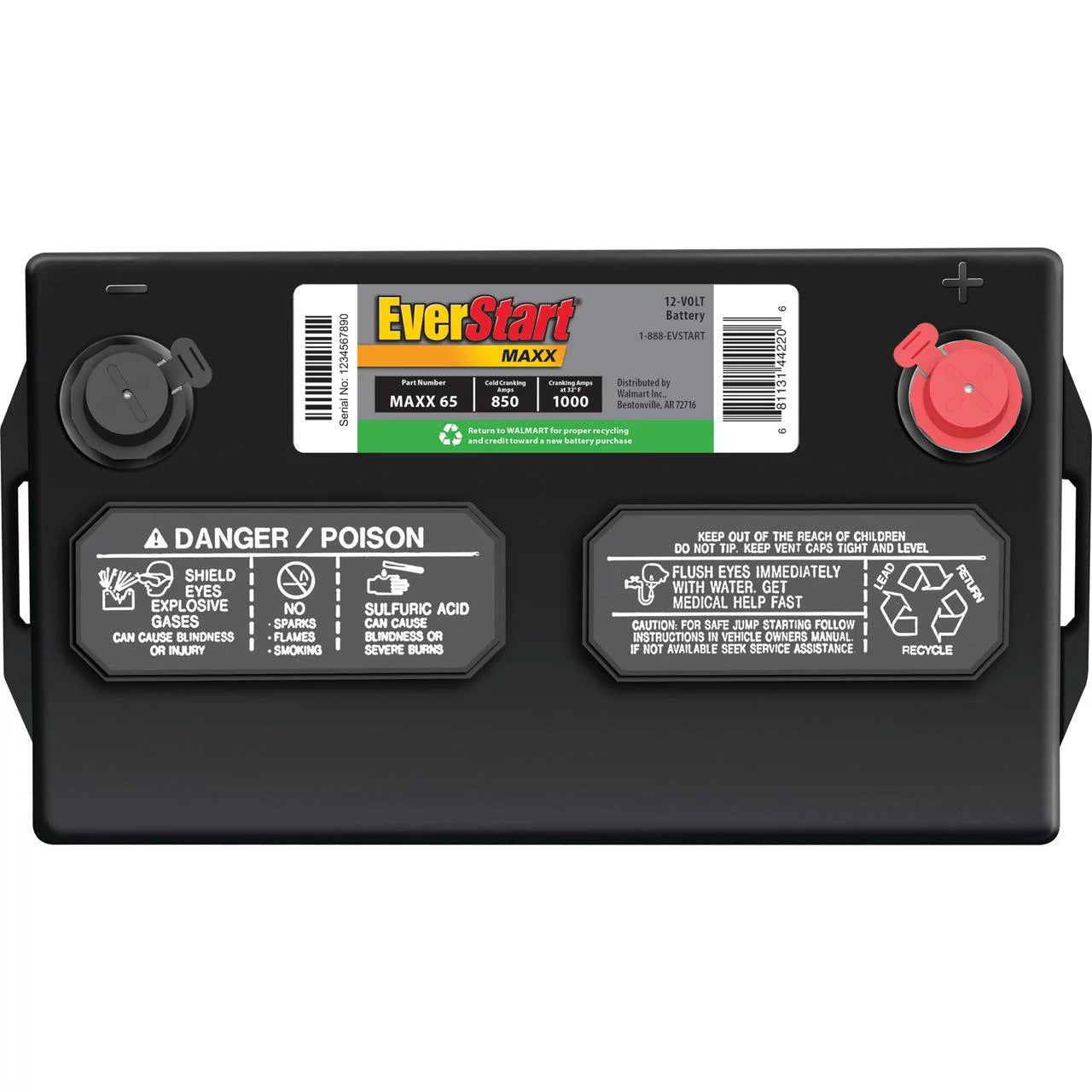 Group Size 65 12 Volt 850 CCA Lead Acid Automotive Battery Q2710