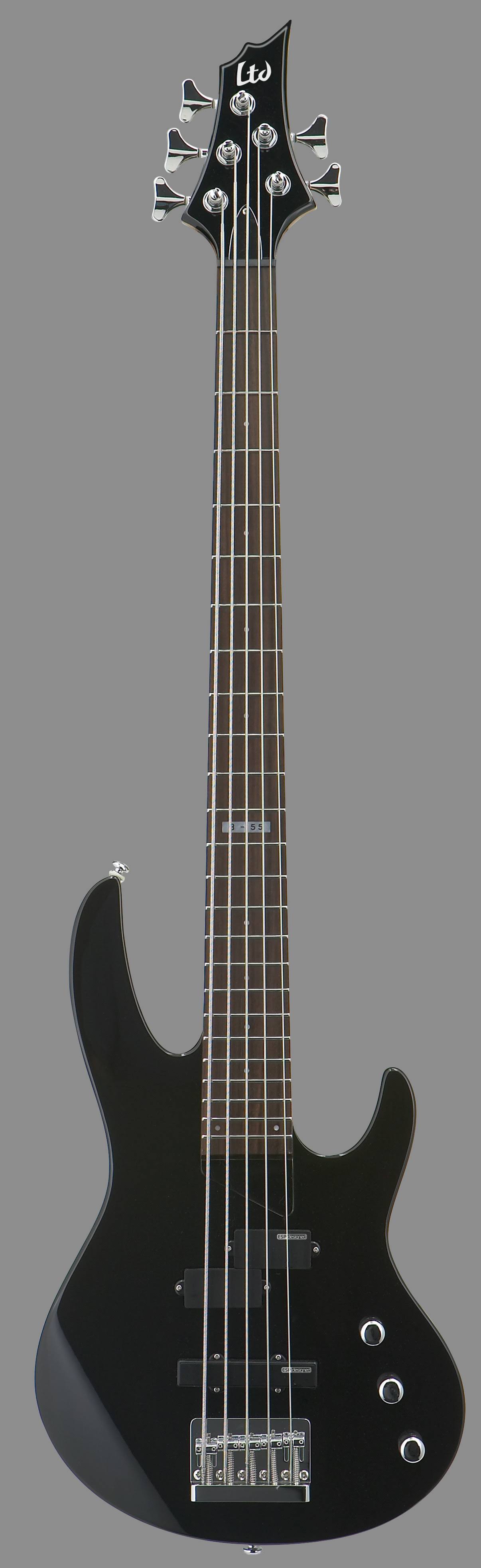 Black 5-String Bass Guitar R9166