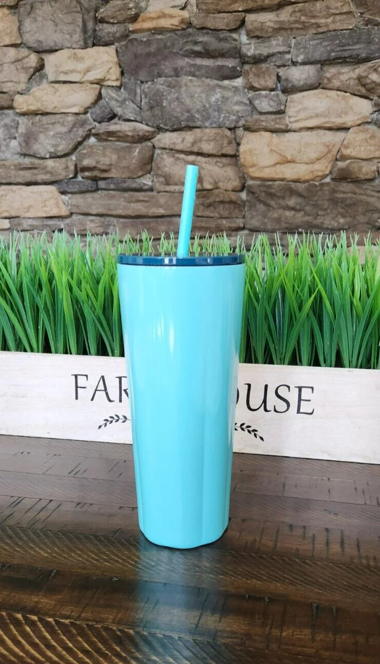 Dual Blue Cold Drink Tumbler K75346