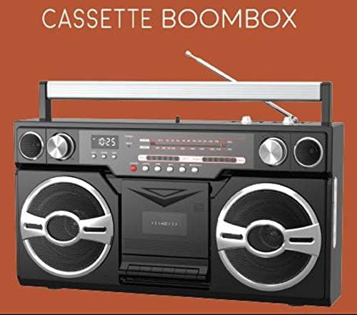 Portable Boombox Cassette Player with Bluetooth I5000