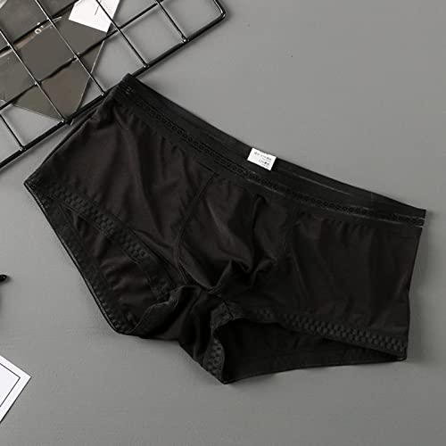 Mens Denim Shorts Boxer Brief Low Rise M9855