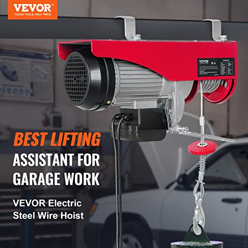 2200LBS 110V Electric Hoist with Remote Control E46411
