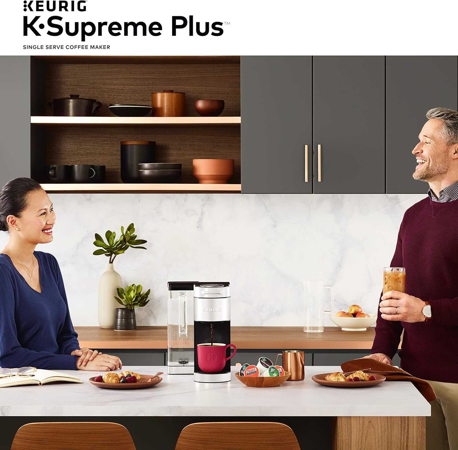 Single Serve Coffee Maker with 40 K-Cup Pods W4046