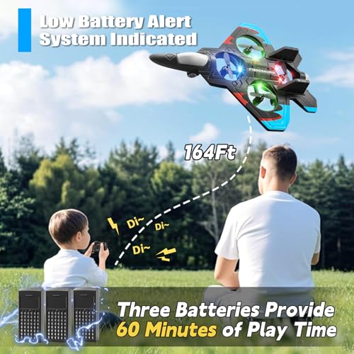 Foam Remote Control Airplane RC Plane Fighter Jet with Light J864049