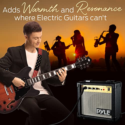 41.8" Full Size Semi Hollow Body Electric Guitar Set with Gig Bag F109