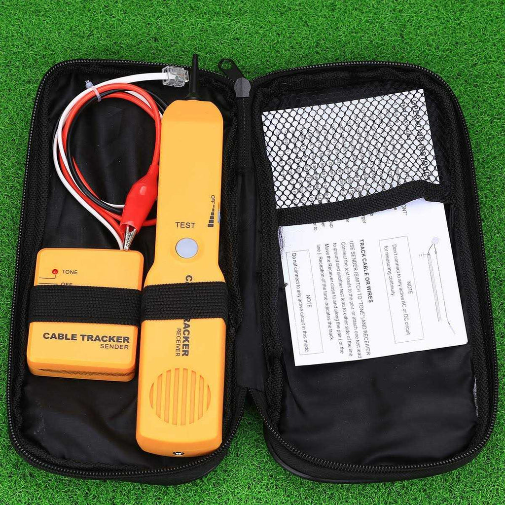 Cable Finder Tone Generator Probe Tracer RJ11 Wire Tracker Network Tester Kit W426628