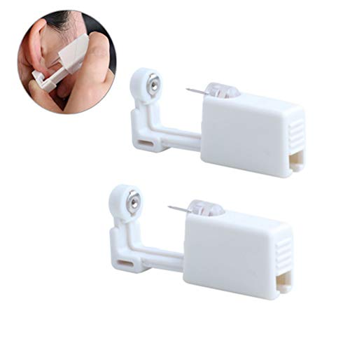 Disposable Self Mixed Colors Ear Piercing Gun Kit Tool (Gold) A7375