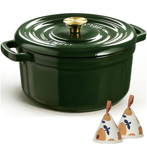 5QT Enameled Cast Iron Dutch Oven with Lid L937