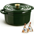 5QT Enameled Cast Iron Dutch Oven with Lid L937