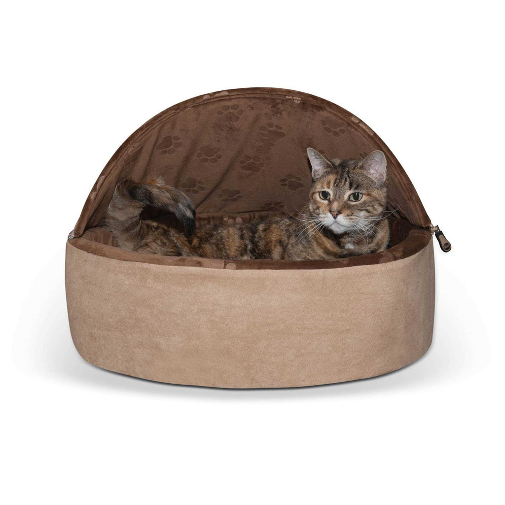 Self-Warming Hooded Kitty Bed Q92074