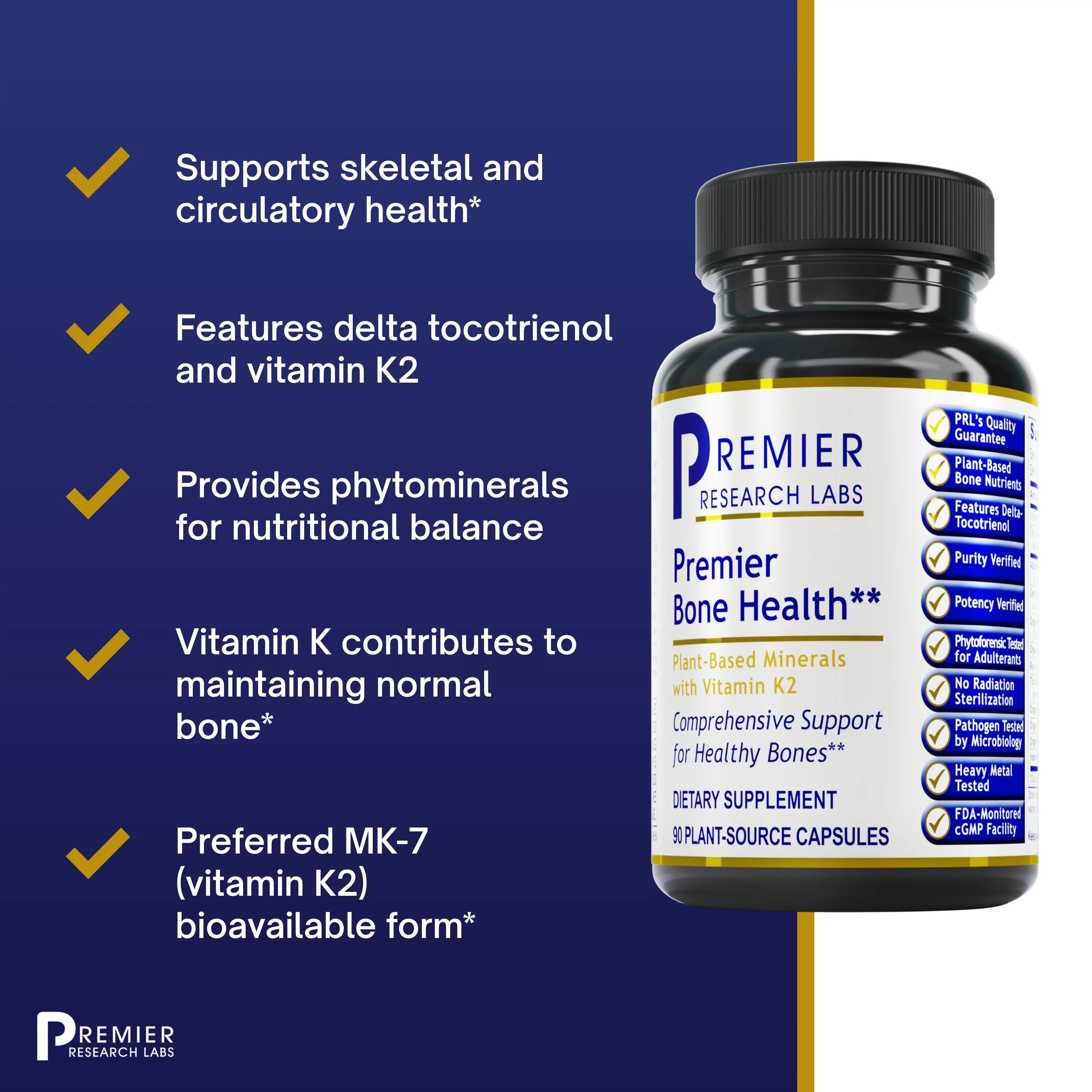 90 Plant-Source Capsules Mineral Supplement A5165