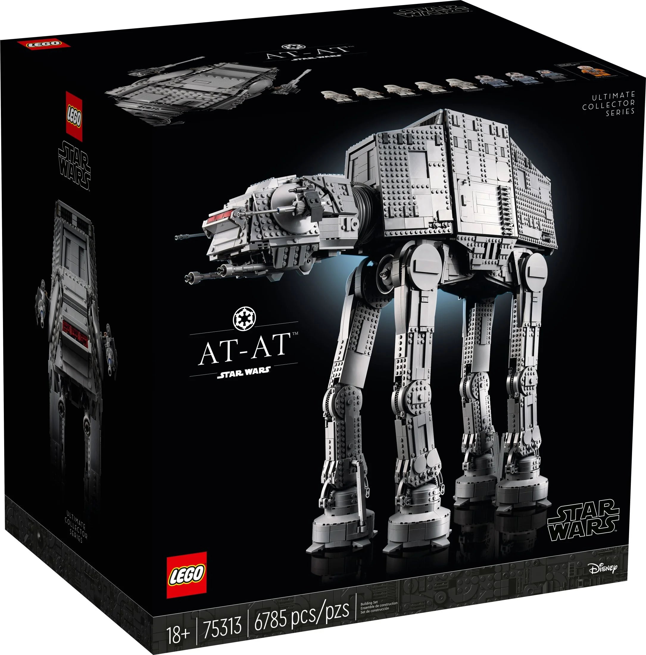 LEGO Star Wars AT-AT Walker 75313 Buildable Model with 9 Minifigures L7021