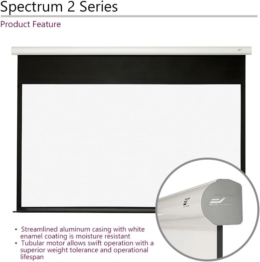 100-inch 16:9 Electric Motorized Drop Down Projection Screen H3582