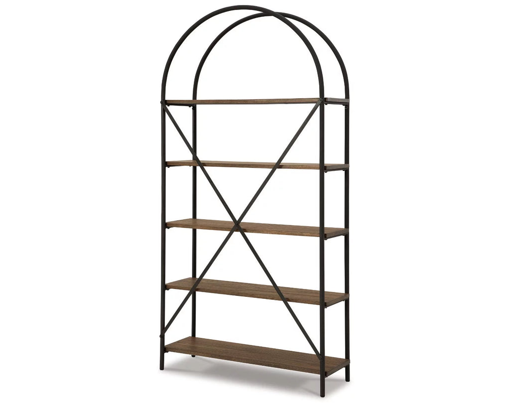 Brown/Black Bookcase E346887