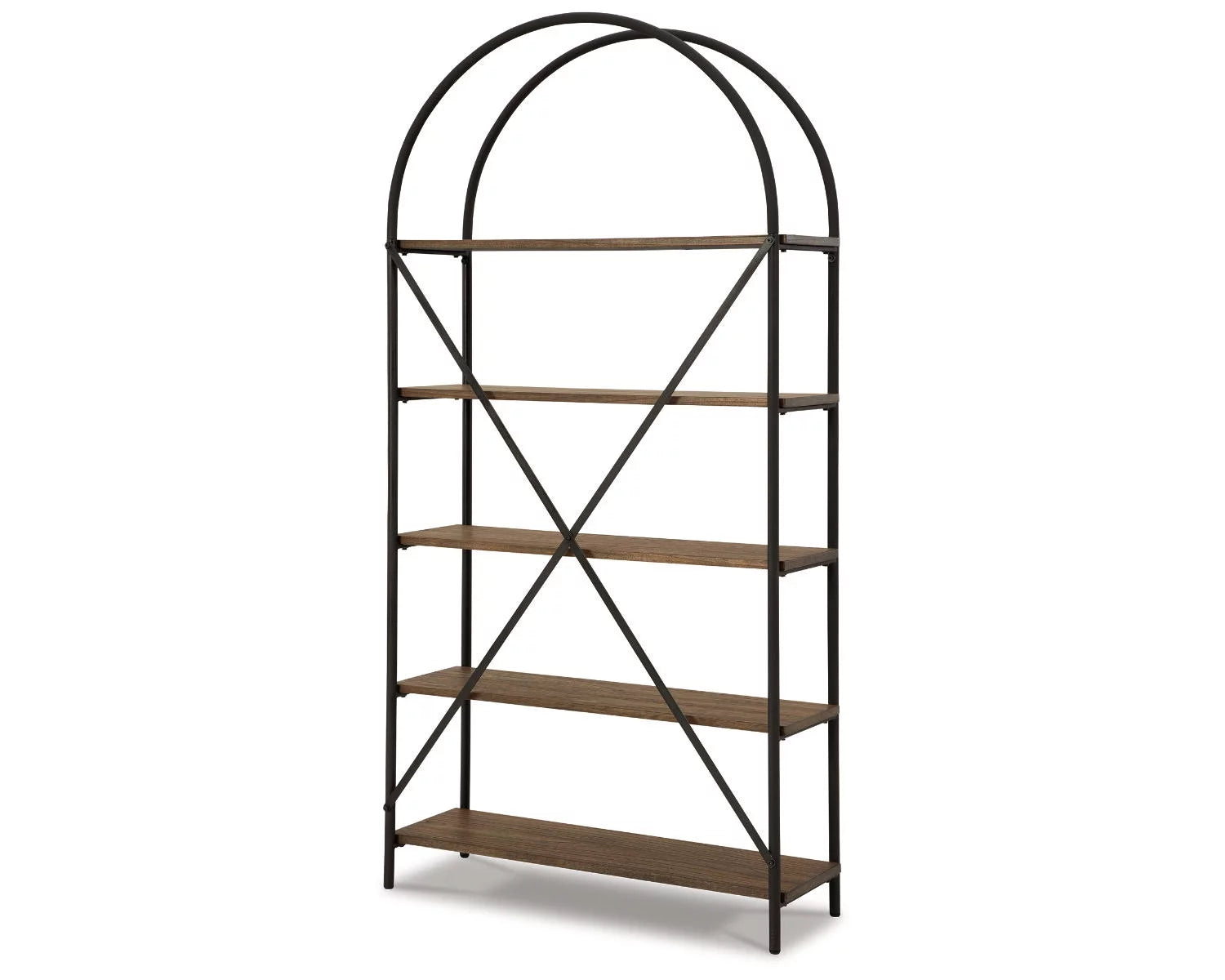 Brown/Black Bookcase E346887
