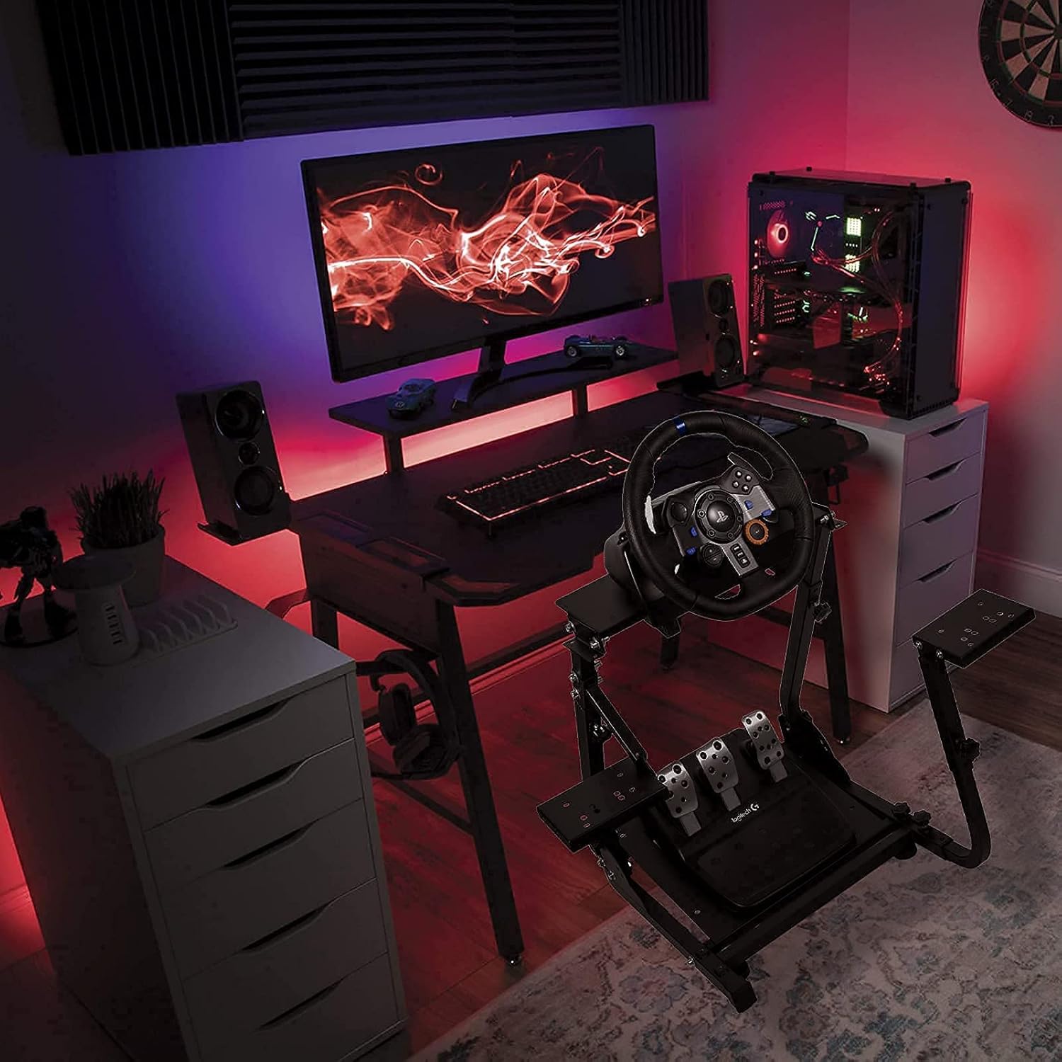 Adjustable Foldable Racing Wheel Stand G820473