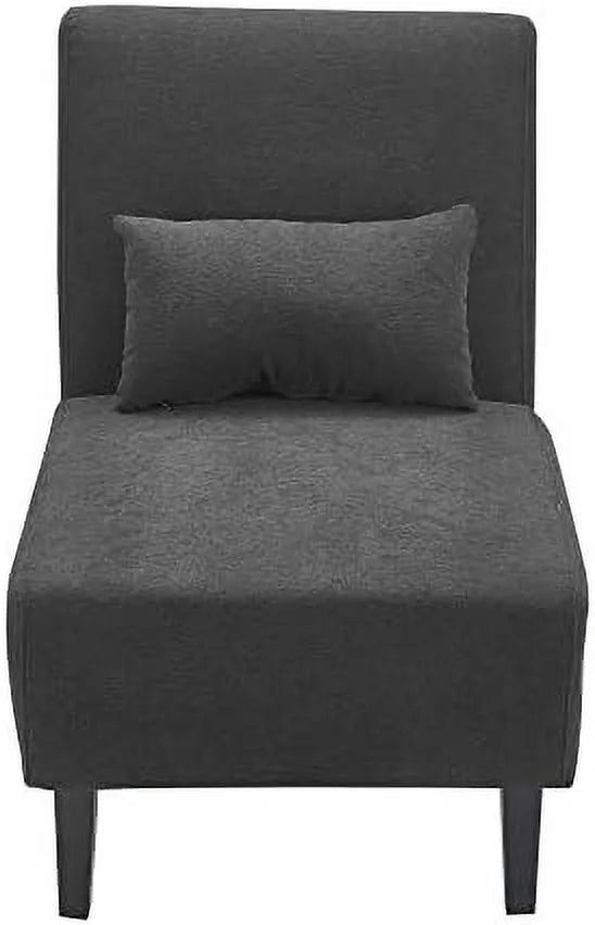 Light Gray Slipper Accent Chair J727393