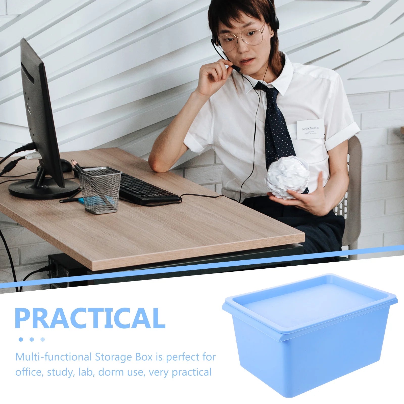 5pcs Desktop Storage Box Organizer N653248