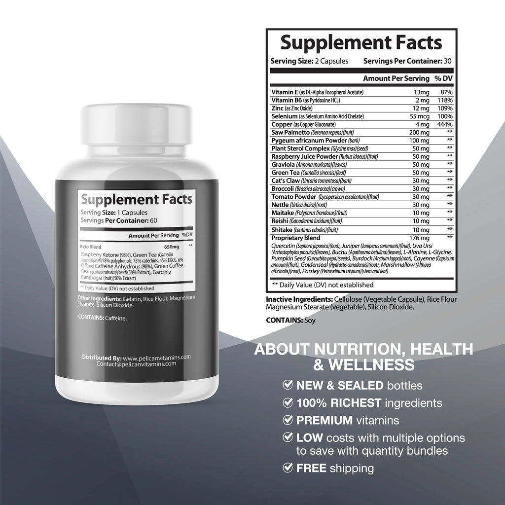 120 Capsules Prostate Support H481136