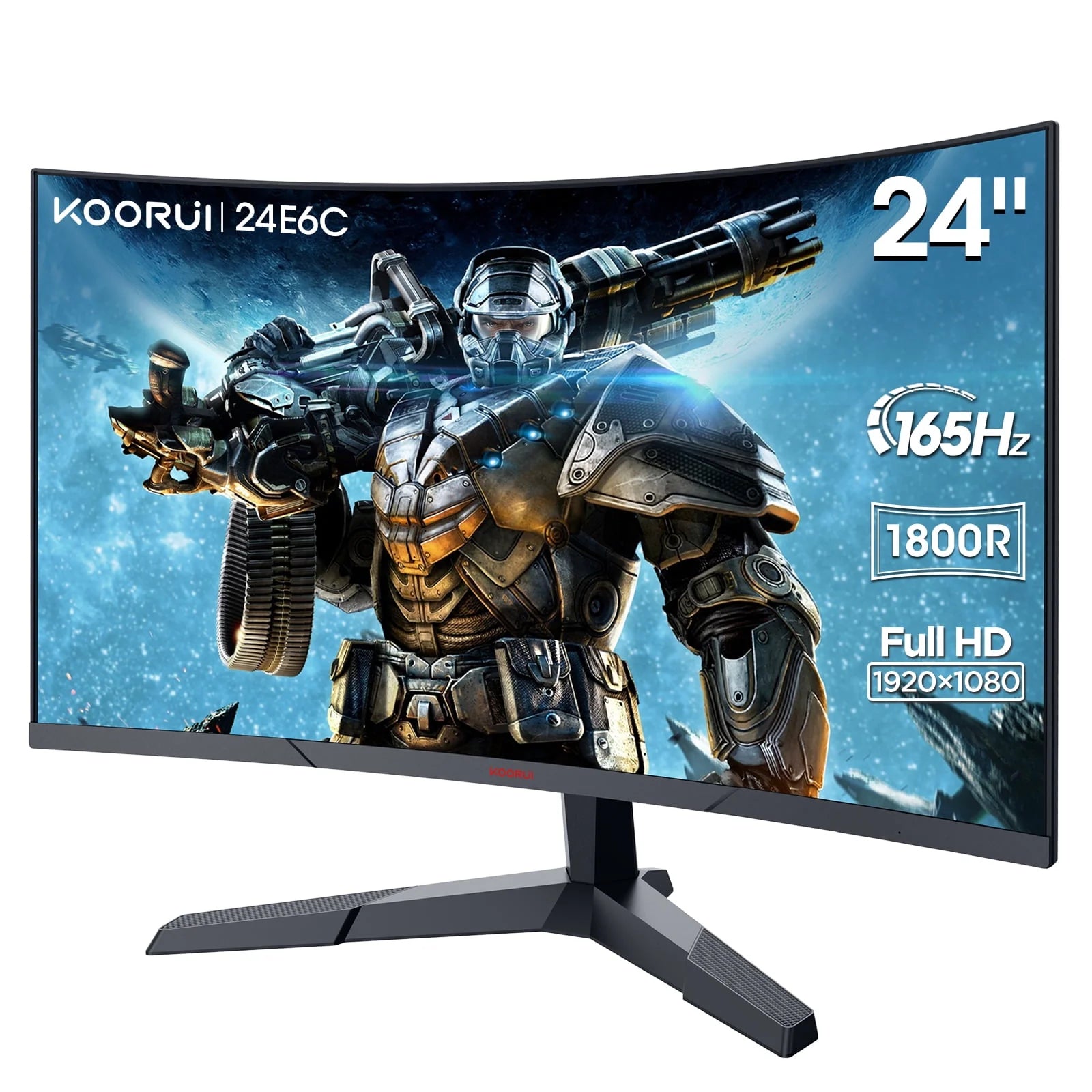 24 inch FHD 1080P VA Gaming Monitor, 165Hz, 1ms B143