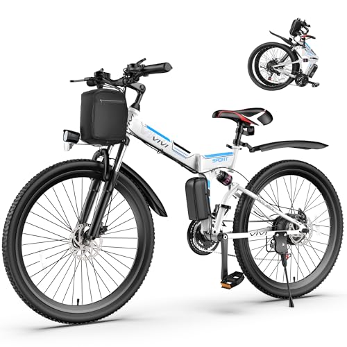 750W Peak Folding Electric Mountain Bike 26'' Ebike with Removable Battery A18722