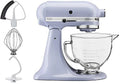5-Quart Tilt Head Stand Mixer with Glass Bowl Lavender Cream G727