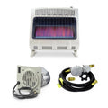 30,000 BTU Unvented Propane Heater with Built In Blower and 12ft Hose K778251