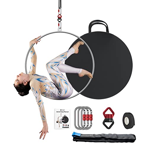 Aerial Hoop Set with Rigging Kit, Tape, Storage Bag C10341