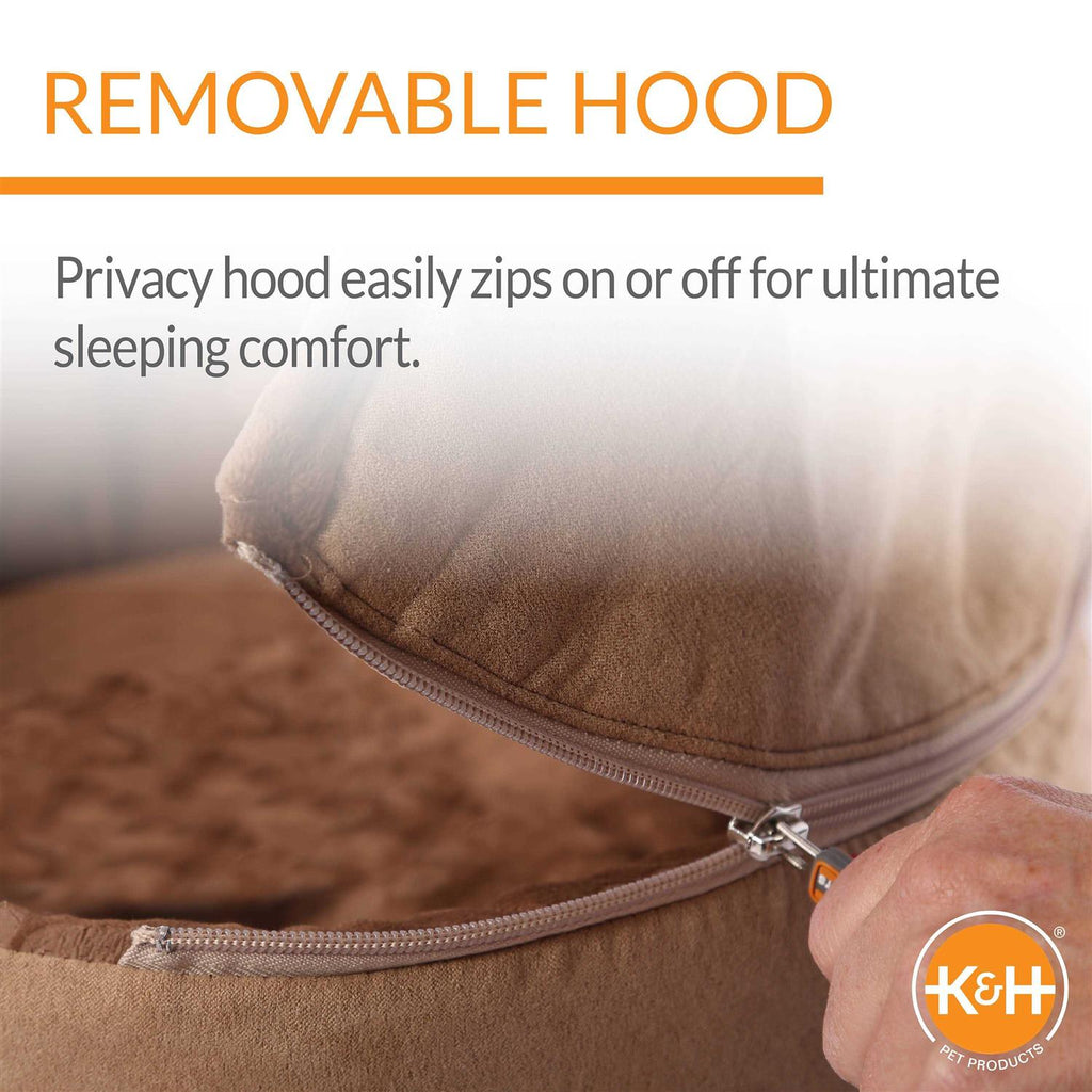 Self-Warming Hooded Kitty Bed Q92074