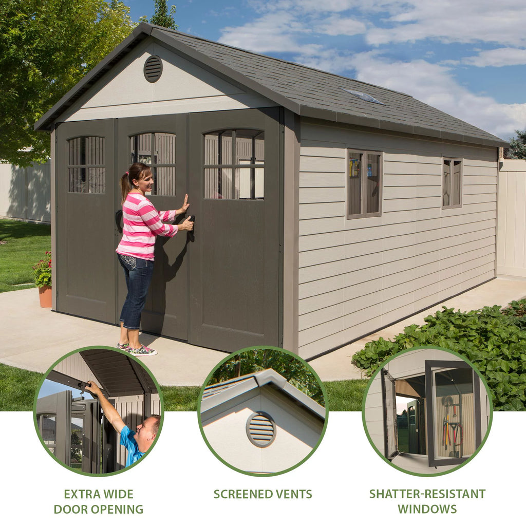 11 ft. x 18.5 ft. Outdoor Storage Shed X392804