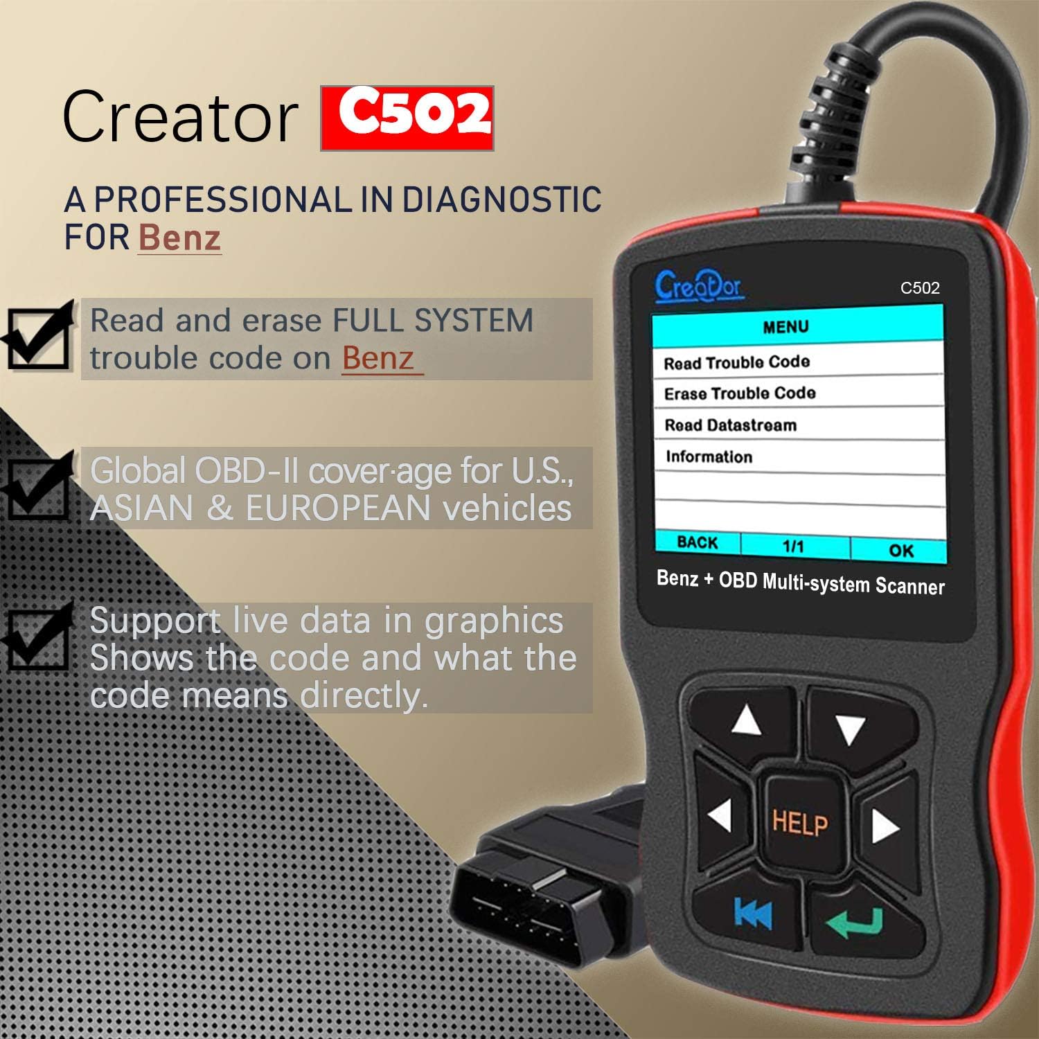 OBD2 Scanner Diagnostic Scan Tool Code Reader P850816