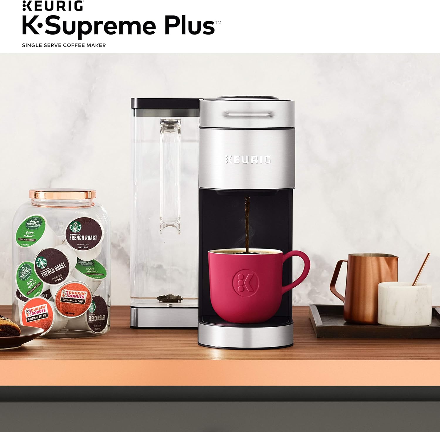 Single Serve Coffee Maker with 40 K-Cup Pods W4046