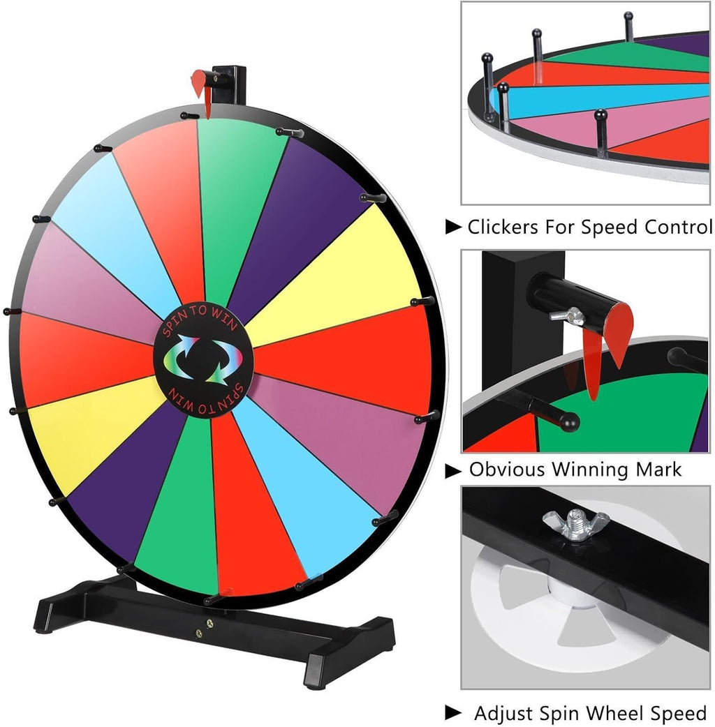 Color Prize Wheel with Detachable Stand U5140